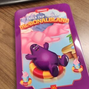 McDonald's Grimace Purple Character Kids Toy Card